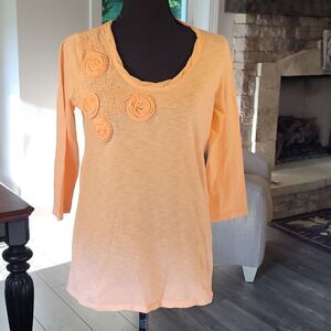 RXB sz M tunic/ blouse with embellishments